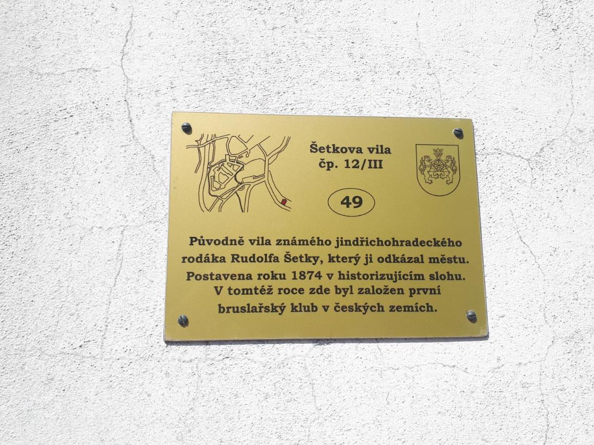 Apartmany Setkova Vila Jindřichŭv Hradec Zewnętrze zdjęcie